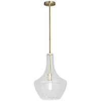 Fusion™ Harlow 12" Wide Brushed Brass Mini Pendant