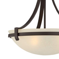 Mallot 20" Wide Glass Ceiling Light