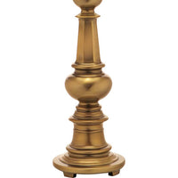 Gibson Antique Brass Metal Table Lamp