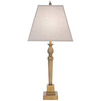Savannah Polished Honey Brass Metal Table Lamp