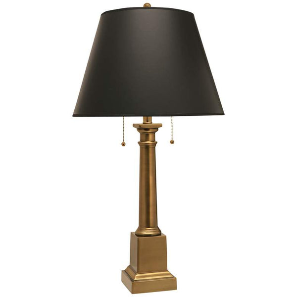 Templeton Antique Brass Metal Table Lamp