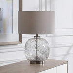 Storm Translucent Art Glass Accent Table Lamp