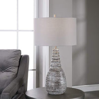 Arapahoe Rust Brown and Light Gray Table Lamp