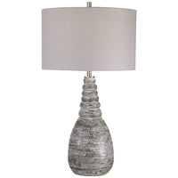 Arapahoe Rust Brown and Light Gray Table Lamp