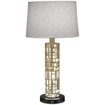 Rectangles Cut Oculux Bronze Night Light Table Lamp