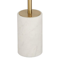 Possini Euro Milan Modern Floor Lamp with Marble Base