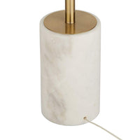 Possini Euro Milan Modern Floor Lamp with Marble Base