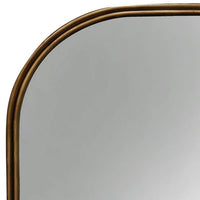 Gold Metal 26" x 35 1/4" Right Facing Wall Mirror