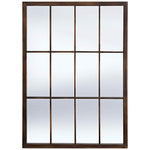 Bradley Bronze 19 1/2" x 27 3/4" Window Panel Wall Mirror