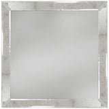 Annesdale Antique Glass 24" Square Frameless Wall Mirror