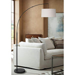 Cora Modern Black Arc Floor Lamp