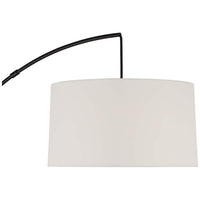 Cora Modern Black Arc Floor Lamp