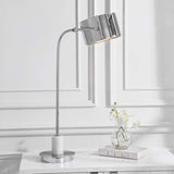 Uttermost Mendel Polished Nickel Metal Desk Lamp