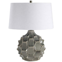 Guerina Light Gray Glaze Ceramic Table Lamp