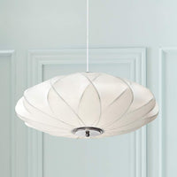 Flower Cloud 22 1/2" Wide Contemporary White Pendant