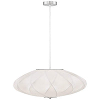 Flower Cloud 22 1/2" Wide Contemporary White Pendant