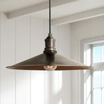 Uttermost Barnstead 14" Wide Antique Copper Pendant