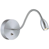 Lite Source Saskia Aluminum Gooseneck LED Wall Lamp