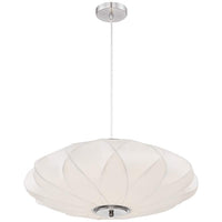 Flower Cloud 22 1/2" Wide Contemporary White Pendant