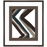 Chevron Zoom I 32" High Framed Abstract Wall Art