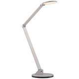 George Kovacs Caswell Chiseled Nickel LED Modern Desk Lamp