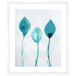 The Blue Roses II 26 1/2" High Framed Wall Art