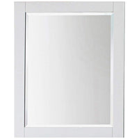 Avanity White 24" x 30" Decorative Vanity Mirror