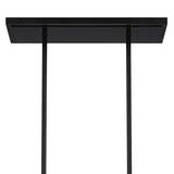 Carlyn 33 1/4"W Semi Gloss Black 4-Light LED Island Pendant