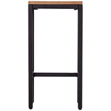 Berinsly 26" Black Natural Counter Height Stools Set of 2