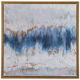 Embrace Framed 25 1/2" Square Gel Coated Canvas Wall Art