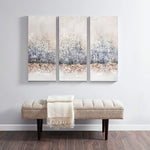 Twilight Mystere 35" High 3-Piece Canvas Wall Art Set