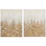 Glimmer 28" High 2-Piece Canvas Wall Art Set