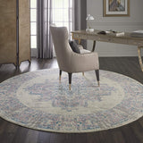 Ivory Pink Distressed Persian Area Rugs