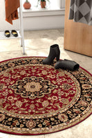 Medallion Red Traditional Soft Area Rug