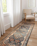 Jocelyn Collection Navy / Multi, Transitional Soft Area Rug