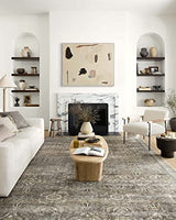 Loloi II Layla Collection LAY-02 Spice / Marine, Traditional 7'-6" x 9'-6" Area Rug