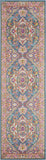 Passion Persian Colorful Teal Multi-color Area Rug