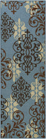 Maples Rugs Area Rug - Eleanor Non Slip Blue