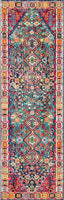 nuLOOM Meadow Vintage Vibrant Area Rug, 4' x 6', Multi