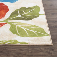 Floral Soft Area Rug - Non Slip Large Flower Carpet for Indoor