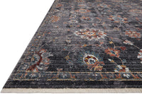 Samra Collection  Charcoal / Multi, Transitional Soft Area Rug