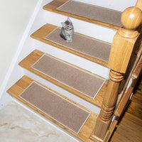 Stair Treads Dark Beige Carpet Area Rug Non-Slip