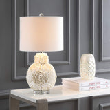 Seashell Rosette 24" LED Lamp Cream