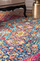 nuLOOM Meadow Vintage Vibrant Area Rug, 4' x 6', Multi