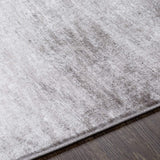 Choukri Modern Abstract Soft Area Rug Light Gray