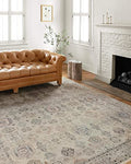 Hathaway Collection Steel / Ivory, Traditional Area Rug