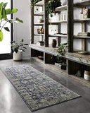 Loloi II Teagan Collection TEA-03 Denim / Pebble, Traditional 11'-6" x 15' Area Rug