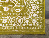 Traditional Distressed Vintage Classic Light Green Area Rug