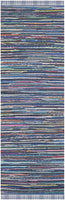 Hand Woven Purple and Multi Cotton Area Rug