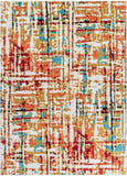 Pastel Collection Contemporary Indoor Area Rug Multicolor